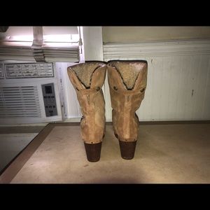 UGG shearling suede booties